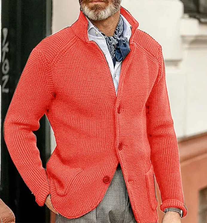 Men's Knitted Britt Sweater Coat