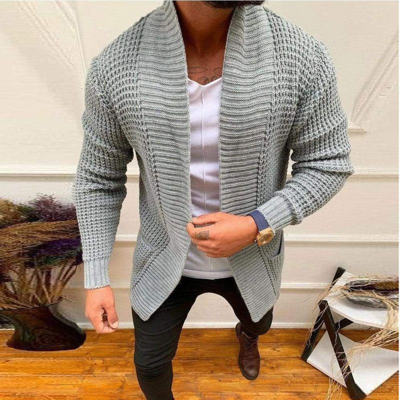 Men's Autumn V-Neck Sweater Cardigan