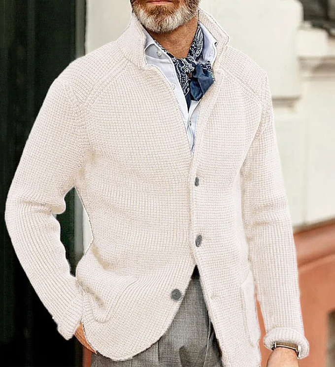 Men's Knitted Britt Sweater Coat