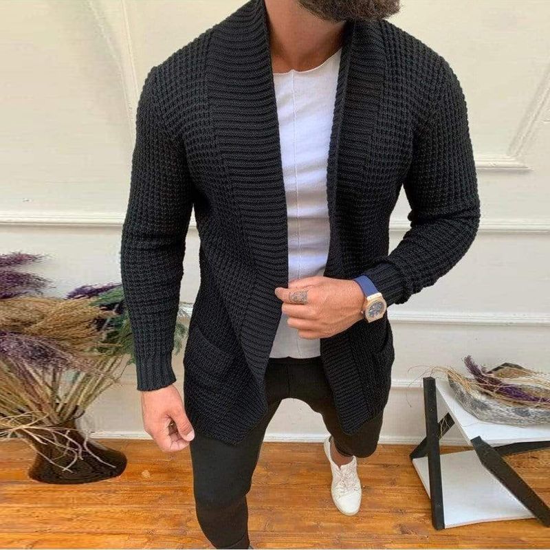 Men's Autumn V-Neck Sweater Cardigan