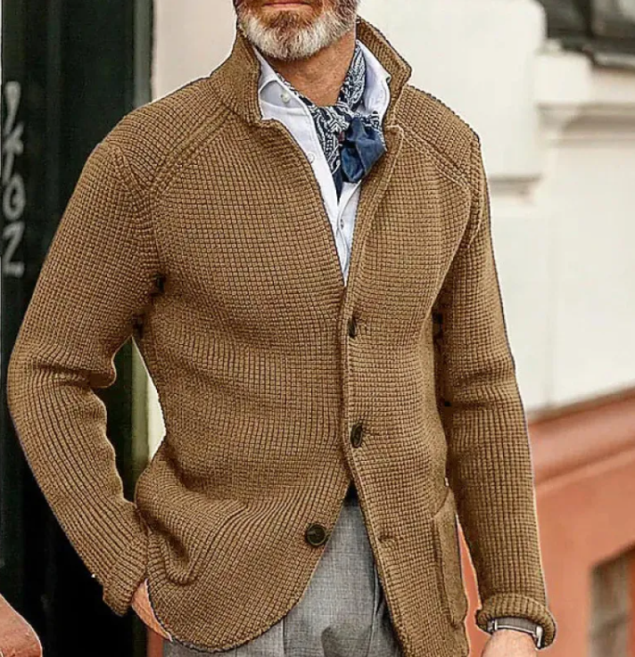 Men's Knitted Britt Sweater Coat
