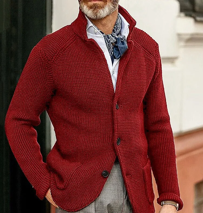 Men's Knitted Britt Sweater Coat