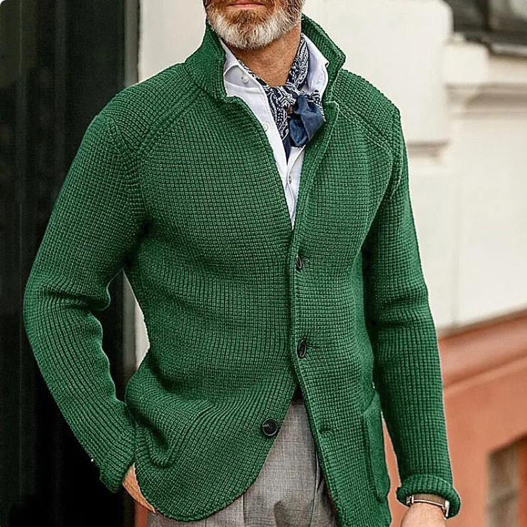 Men's Knitted Britt Sweater Coat